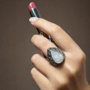 White Tear Ring